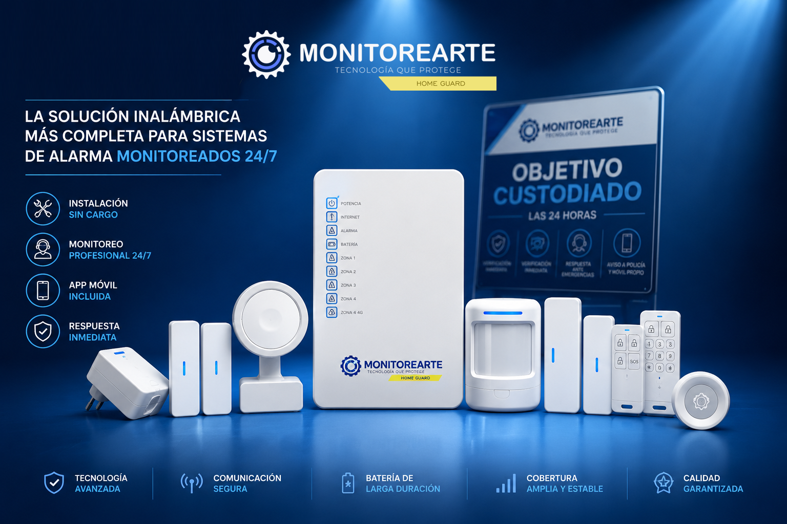 Kit de alarma monitoreada